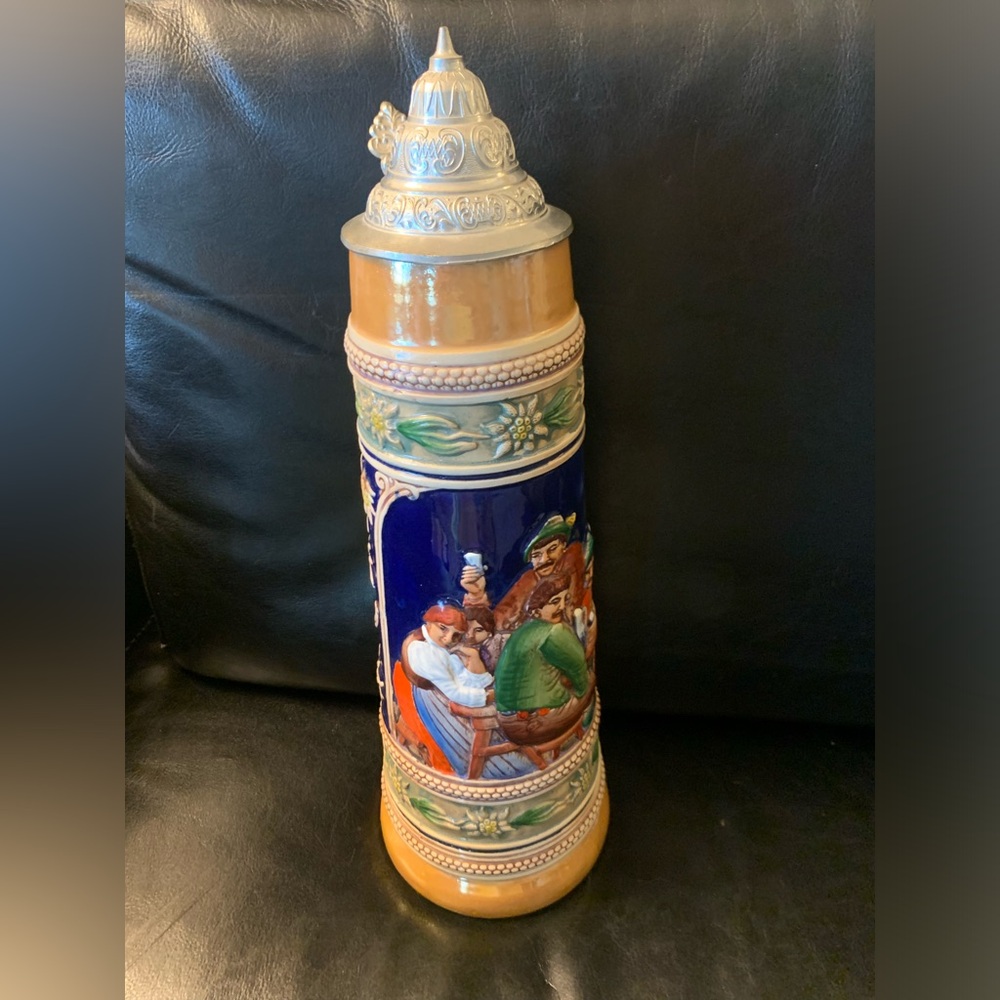 German Ceramic Beer Stein